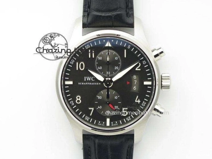 MIROTIME 0218 Aquatimer Chrono IW376803 V6F 1:1 Best Edition Gray Dial on Rubber Strap A FlexibleFit 7153
